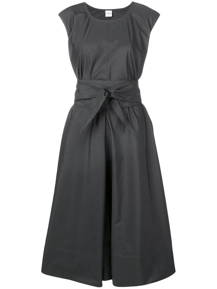 Aspesi Flared Midi Dress - Grey