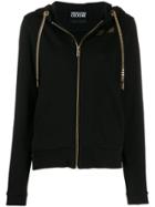 Versace Chain Detail Hoodie - Black