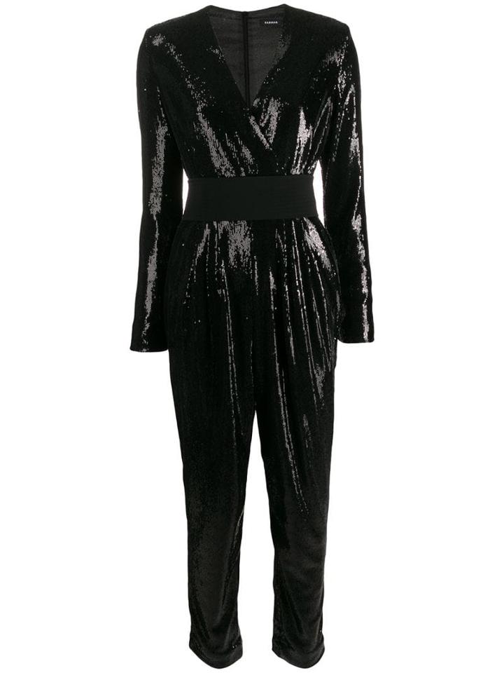 P.a.r.o.s.h. Pilled Jumpsuit - Black