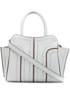 Tod's Sella Studded Tote - White
