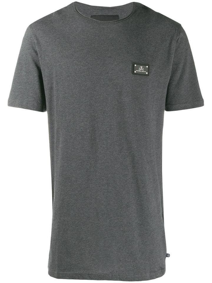 Philipp Plein Patch Detail T-shirt - Grey