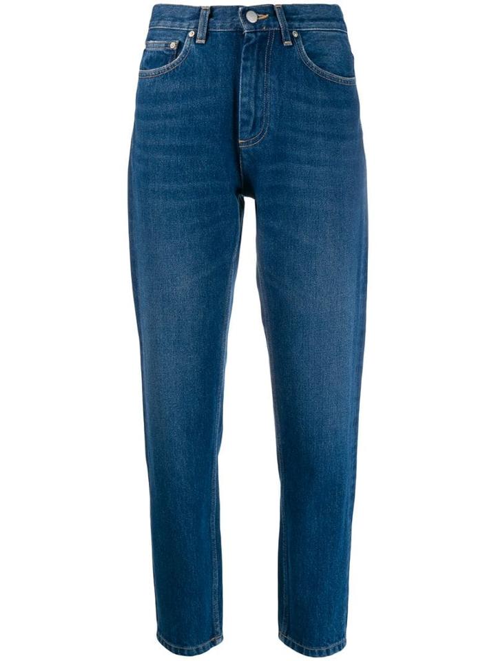 Carhartt Wip Cropped Page Jeans - Blue