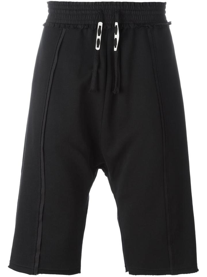 Damir Doma 'parini' Track Shorts, Men's, Size: Small, Black, Cotton