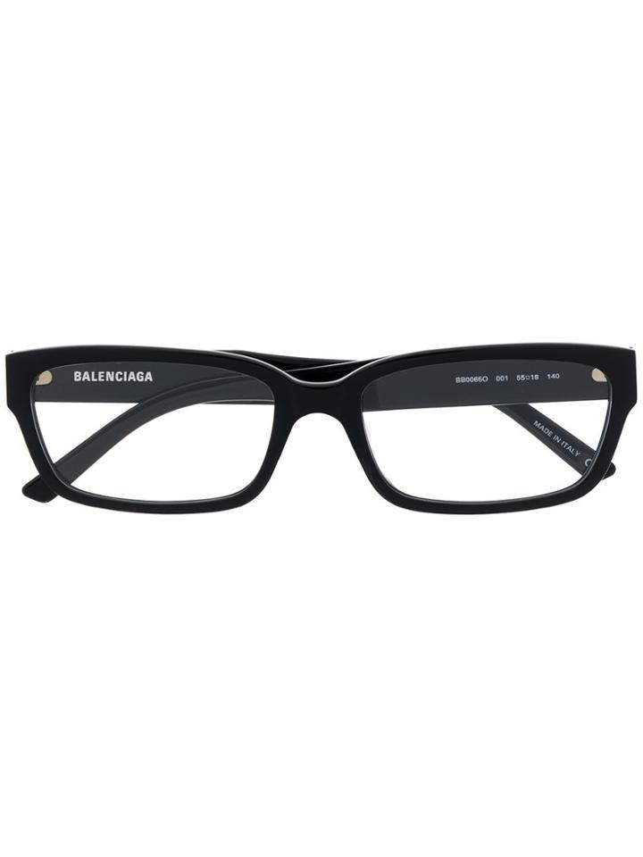 Balenciaga Eyewear Balenciaga Eyewear Bb0065o 001 Acetate - Black