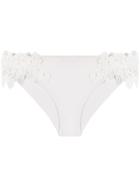 Ermanno Scervino Lace Panel Bikini Bottoms - White