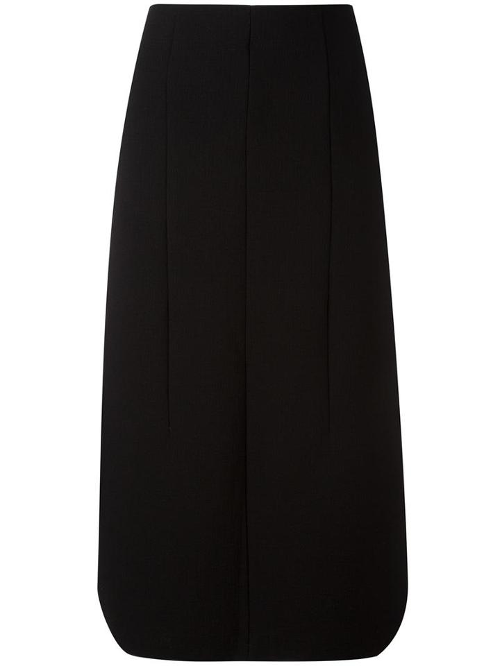 Iceberg Side Slit Skirt, Women's, Size: 38, Black, Polyamide/wool