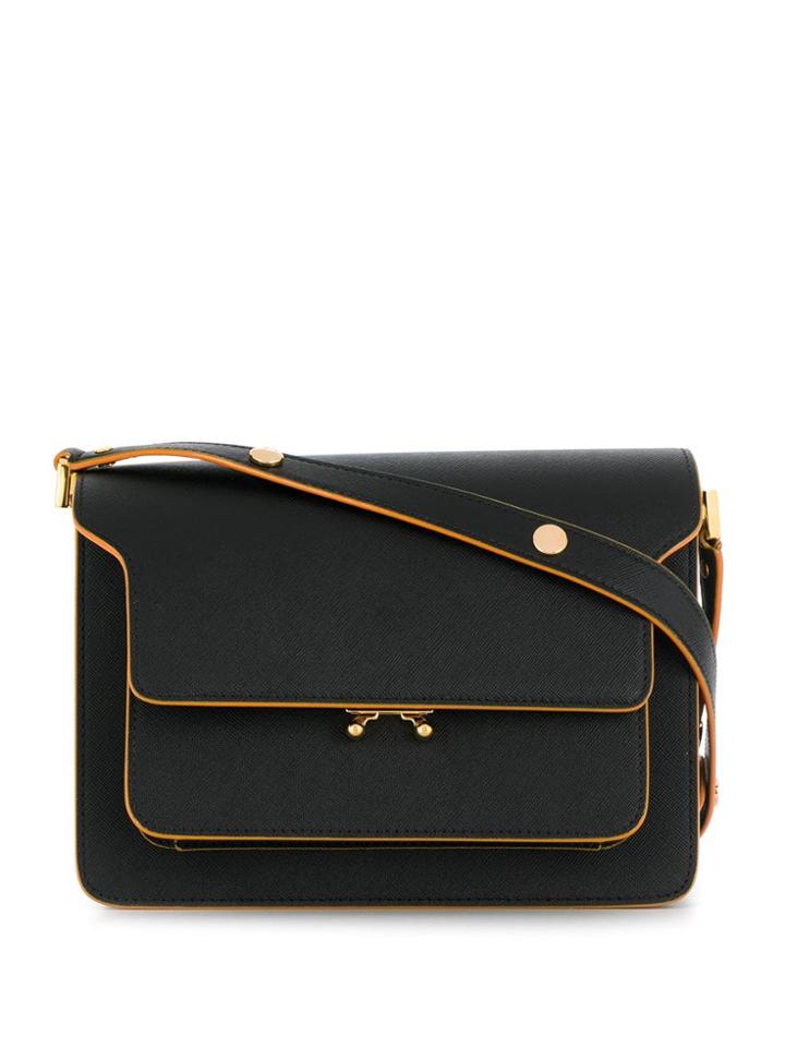 Marni Accordion Crossbody Bag - Black