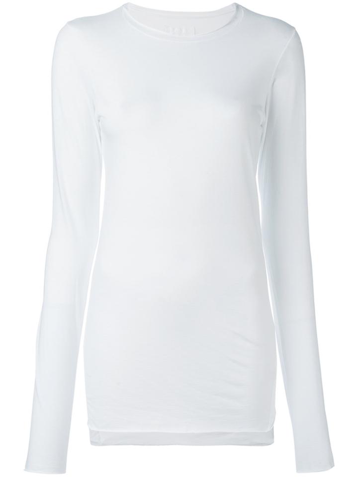 Labo Art Raw-edge T-shirt - White