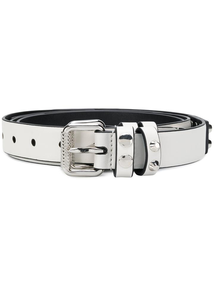 Prada Double Sided Belt - White