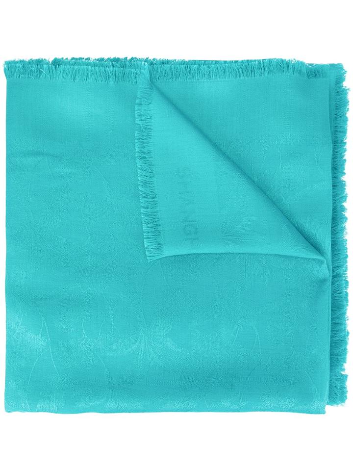 Shanghai Tang Bird Pattern Shawl - Blue