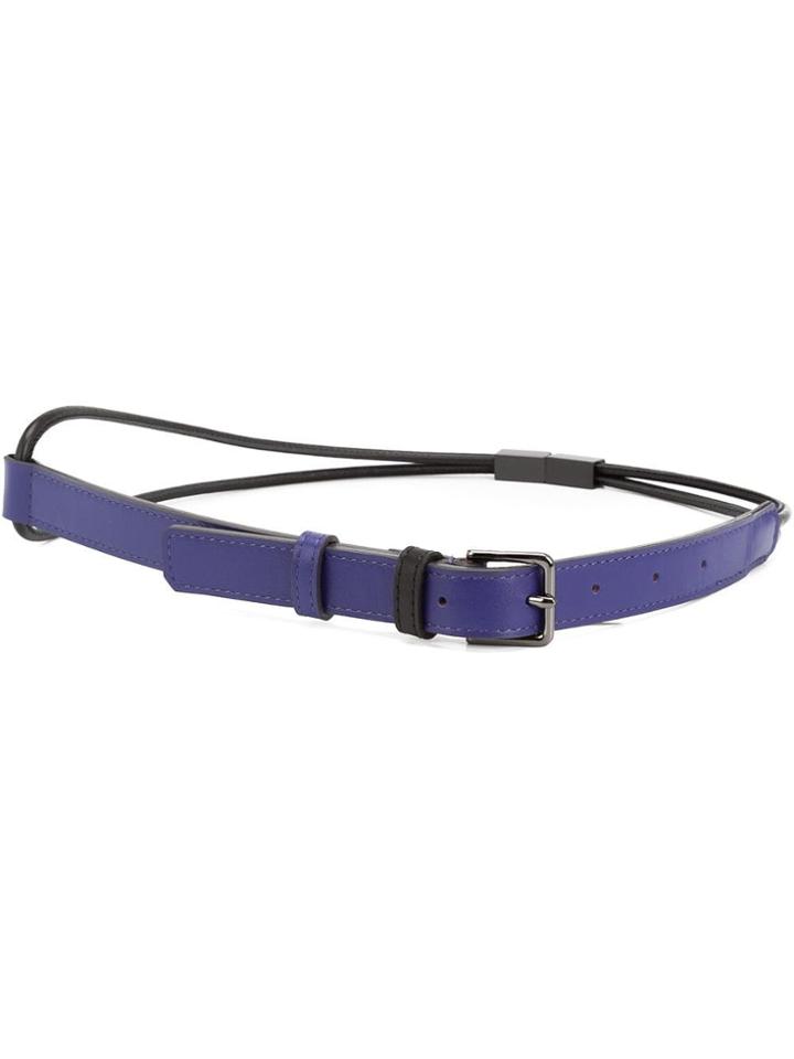 Issey Miyake Skinny Belt - Blue