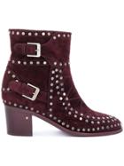 Laurence Dacade Studded Boots - Pink & Purple