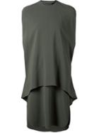 Esteban Cortazar Open Back Layered Dress, Women's, Size: 38, Grey, Viscose/acetate/spandex/elastane