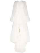 Giambattista Valli Asymmetric Lace Gown - White