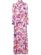 Natasha Zinko Floral Printed Maxi Dress - Nude & Neutrals
