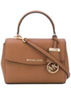 Michael Michael Kors - Ava Small Crossbody Bag - Women - Cotton/calf Leather/leather - One Size, Brown, Cotton/calf Leather/leather