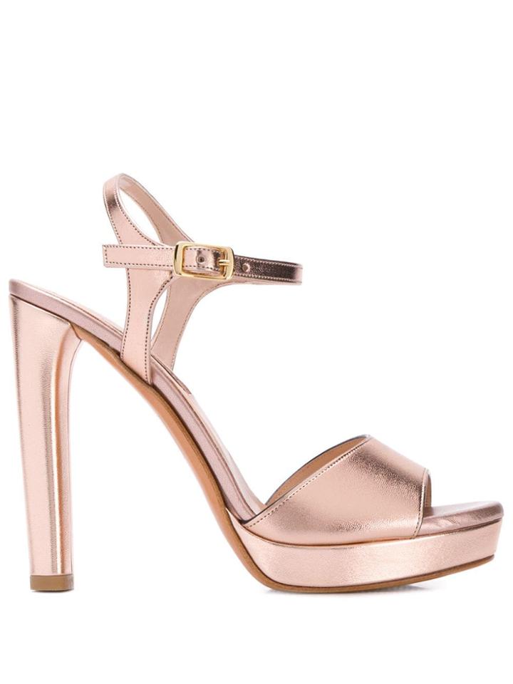 Albano Metallic Open-toe Sandals