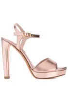 Albano Metallic Open-toe Sandals