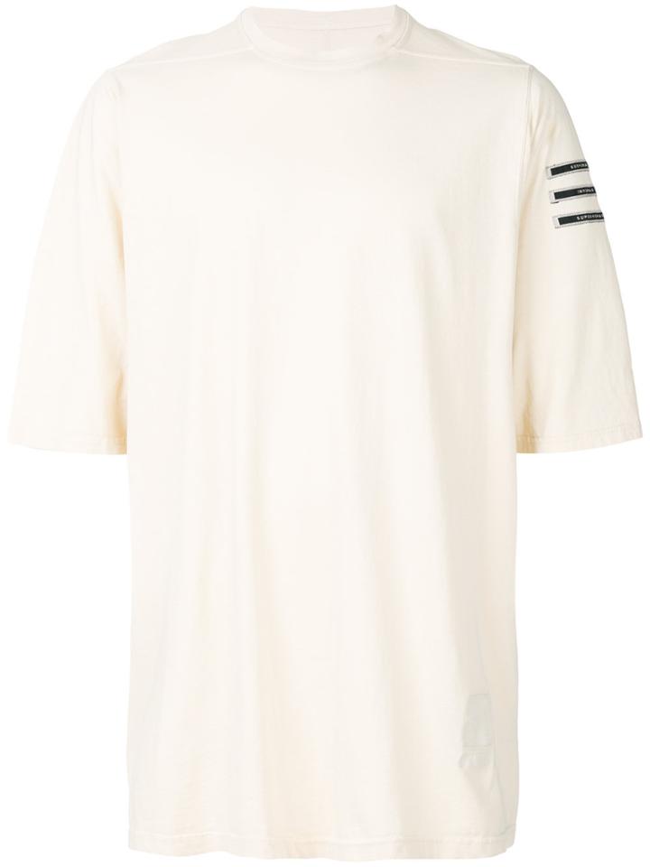Rick Owens Drkshdw Oversized Longline T-shirt - Nude & Neutrals