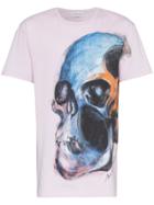 Alexander Mcqueen Large Skull Print Graphic T-shirt - Pink