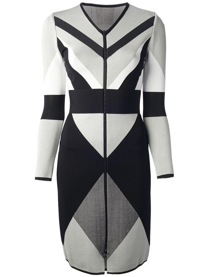 Octavio Pizarro - Tricolour Dress - Women - Viscose - 38, Women's, Black, Viscose