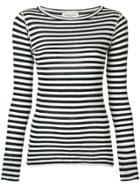 Ymc Striped Longsleeved T-shirt - Blue