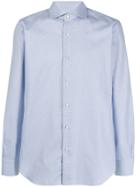 Barba Micro Pattern Shirt - Blue