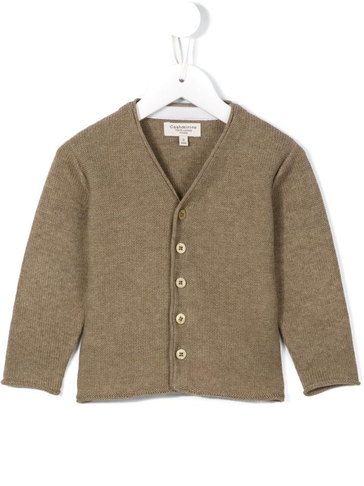 Cashmirino V-neck Cardigan, Toddler Boy's, Size: 2 Yrs, Brown