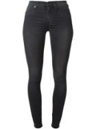 7 For All Mankind The Skinny Jeans, Women's, Size: 29, Grey, Cotton/elastodiene/spandex/elastane