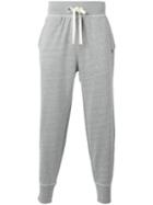 Polo Ralph Lauren Gathered Ankle Track Pants, Men's, Size: Small, Grey, Cotton/polyester/viscose
