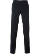 Dolce & Gabbana Tailored Trousers, Men's, Size: 52, Black, Cotton/spandex/elastane