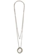 Rosa Maria Topaz And Diamond Pendant Necklace, Women's, Grey