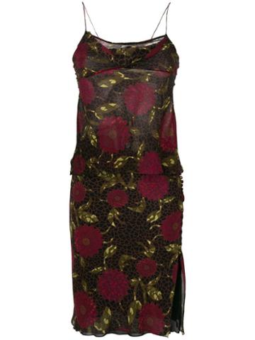 John Galliano Pre-owned Floral Bias Skirt & Top - Multicolour