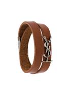 Saint Laurent Signature Cuff - Brown