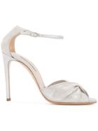 Casadei Twisted Front Sandals - Grey
