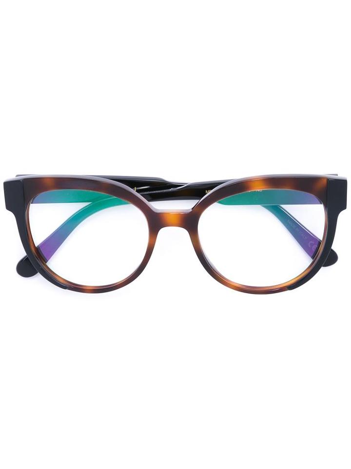 Fendi Eyewear - Tortioseshell Optical Glasses - Women - Acetate - 52, Brown, Acetate