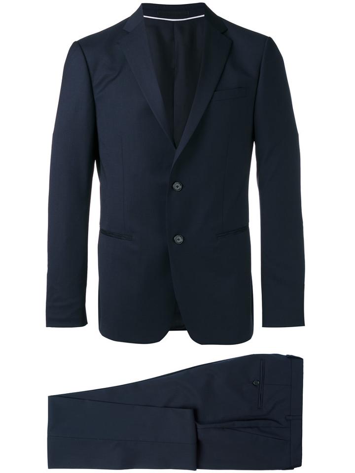 Z Zegna Two Piece Suit, Men's, Size: 46, Blue, Cupro/wool