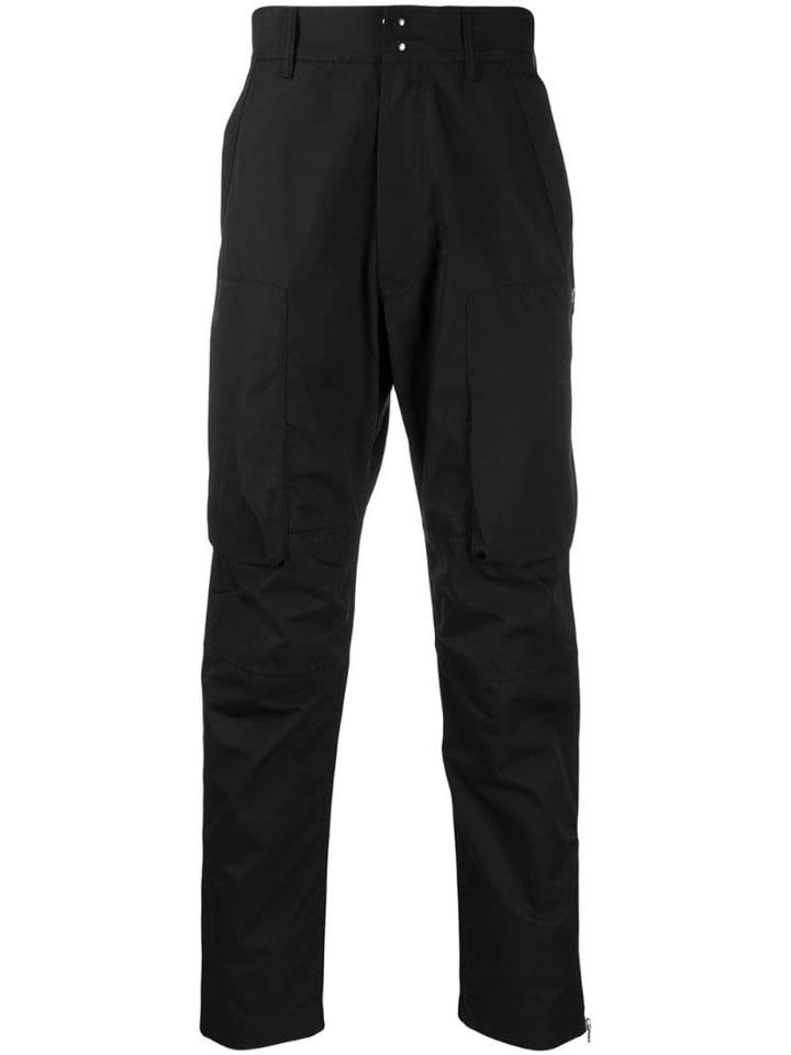 Tom Ford Zipped Leg Tapered Trousers - Black