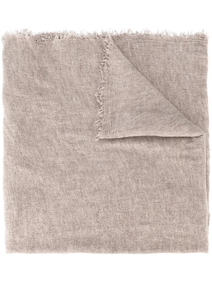 Faliero Sarti 'ettore' Scarf, Adult Unisex, Nude/neutrals, Silk/virgin Wool