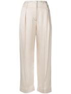 Forte Forte Straight Fit Trousers - Neutrals