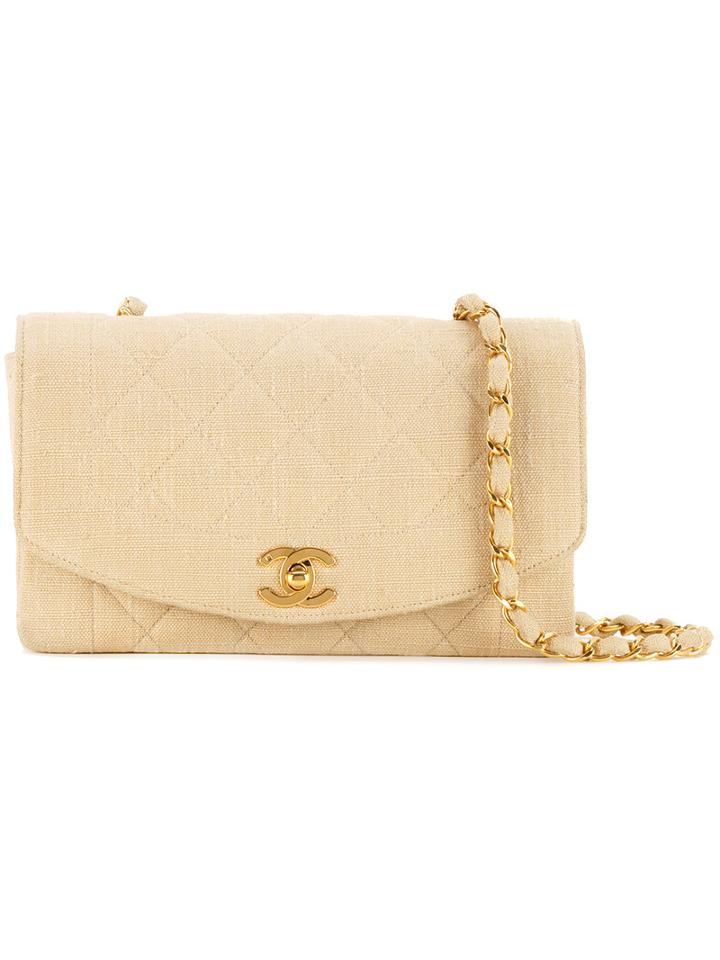Chanel Vintage Diana Flap Bag, Women's, Nude/neutrals