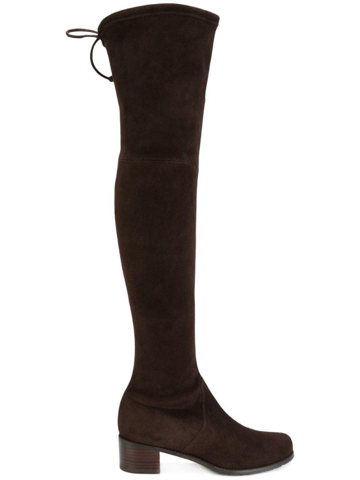 Stuart Weitzman Tie Top Over The Knee Boots - Brown