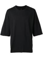 Thom Krom Flared Sleeve T-shirt, Size: Small, Black, Cotton