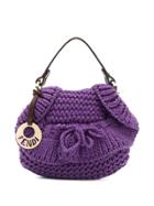 Fendi Pre-owned 2000's Knitted Handbag - Purple