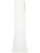 Goen.j Strapless Lace Trim Maxi Dress - White