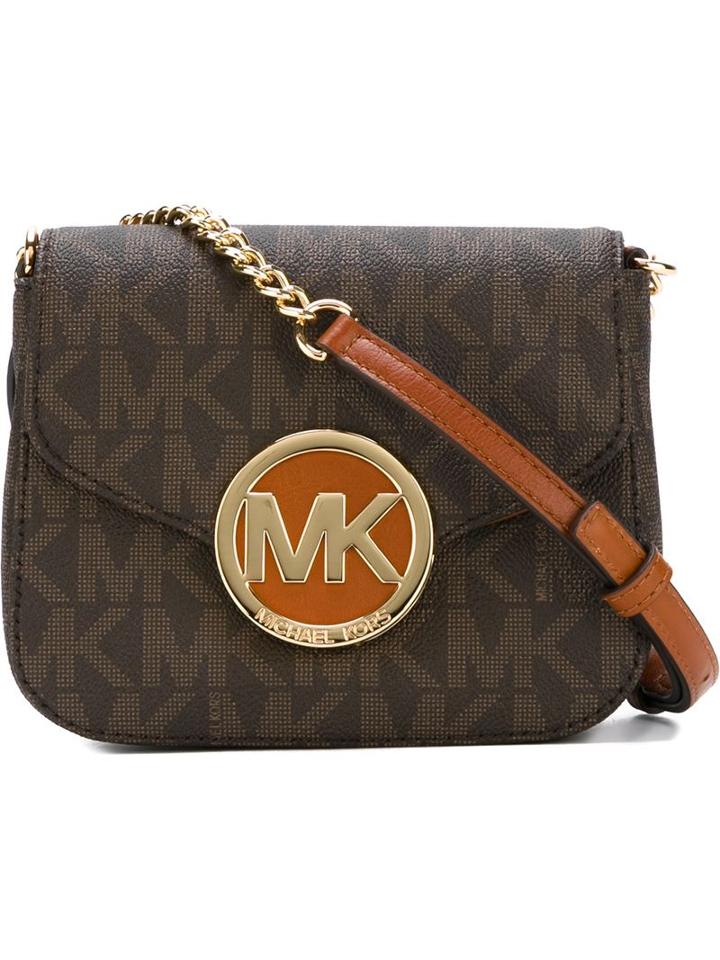 Michael Michael Kors Logo Print Cross Body Bag