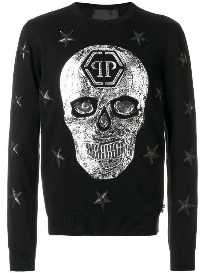 Philipp Plein Run Up Jumper - Black