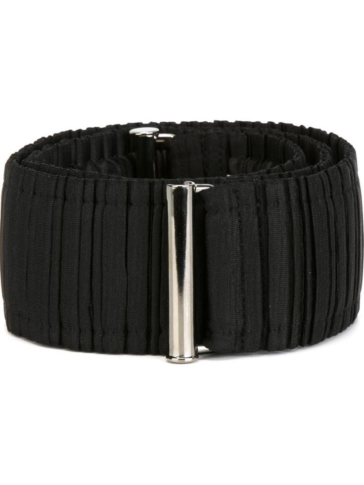 Pleats Please By Issey Miyake Pleated Wide Belt