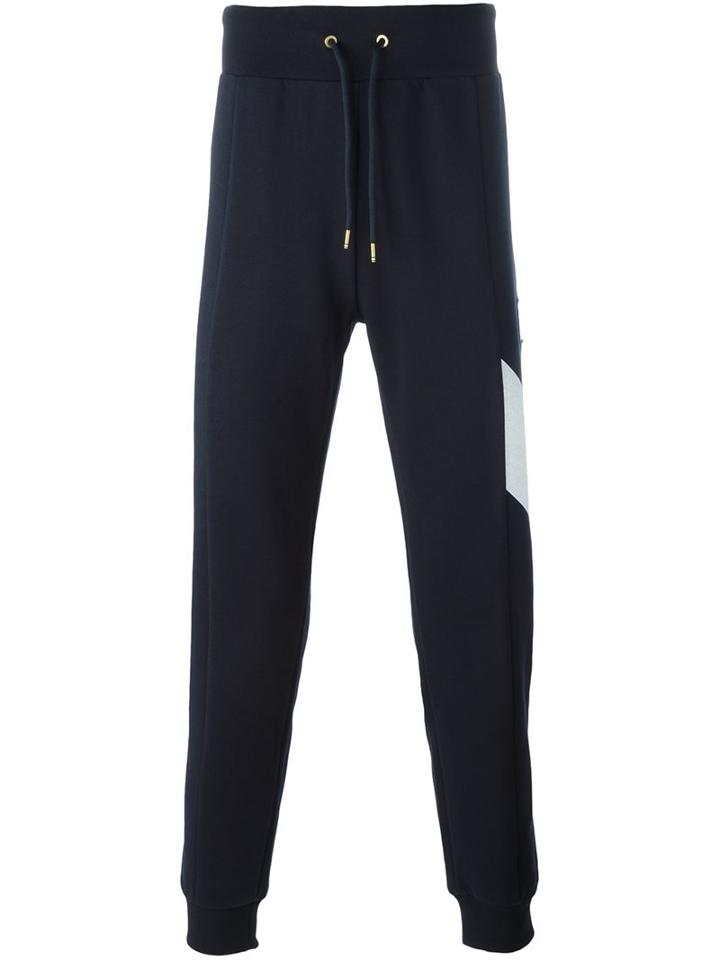 Moncler Gamme Bleu Chevron Print Sweatpants