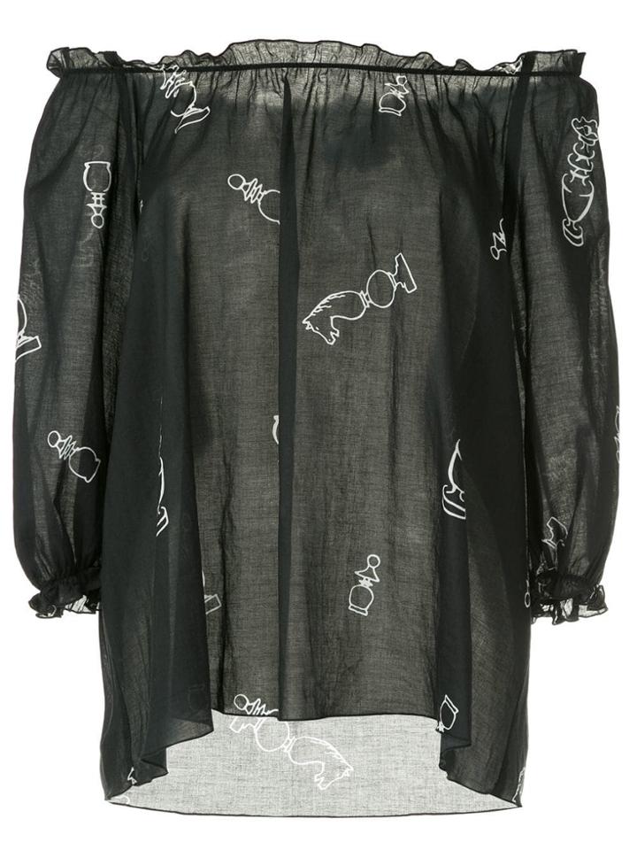 Karen Walker Siegbert Top - Black